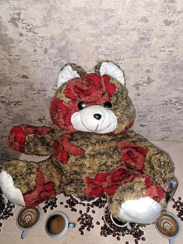 oyun evi: Yupyumwaq tuklu yeke oyuncaq ayi. yenidir. hec bir deffekti yoxdur — 3