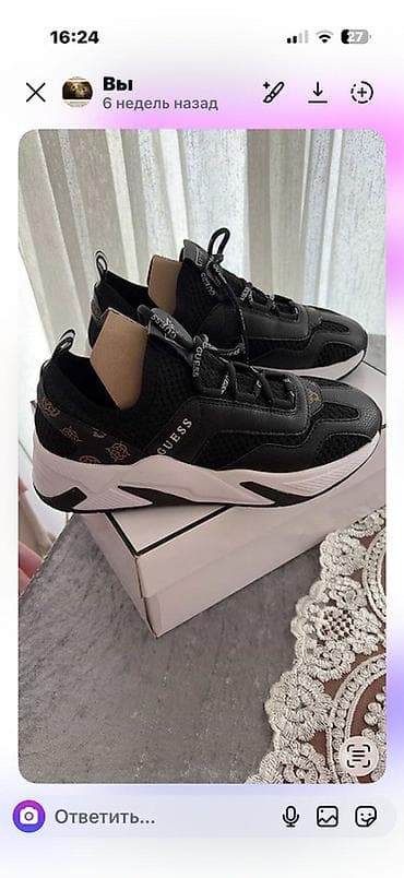 Кроссовки Guess, размер 38,5 большемерка, новые