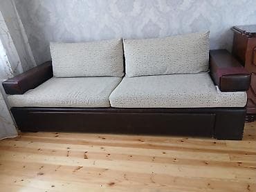 acilan divan: Açılıb-yığılan divan satılır. Həm qonaq otağı, həm də yataq otağı — 2