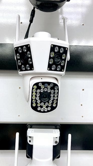 dgi mikrofon: Wifi 3 kamera ptz 360° smart + 64gb Wi‑Fi PTZ təhlükəsizlik kamerası — 2