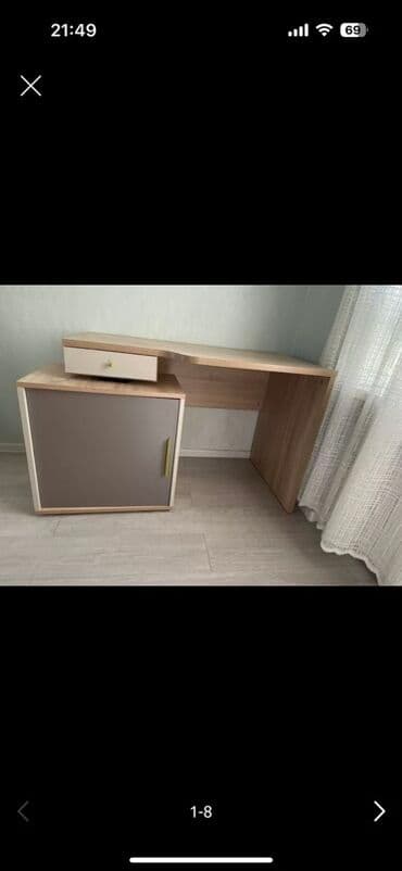 stolla: Kompüter masası, Açılmayan, Laminat, Künc masa — 1