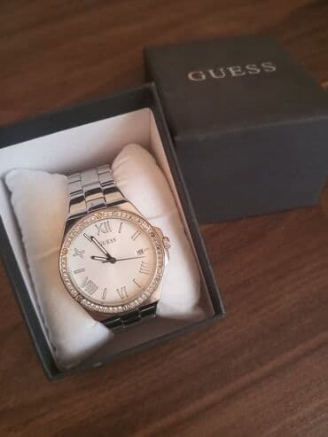 yuxuda saat gormek: Qol saatı, Guess, rəng - Gümüşü — 1