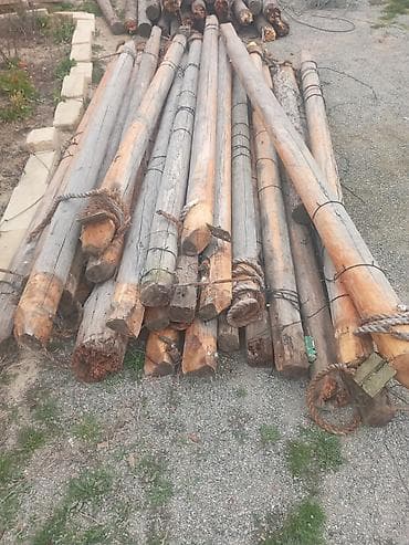 divar ici dus: Məhsul: Taxta dirəklər və polad tros məftilləri Təsvir: - Müxtəlif — 3