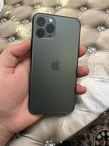 iphone 15 pro ağ: IPhone 11 Pro, 256 GB, Space Gray, Simsiz şarj, Face ID — 1