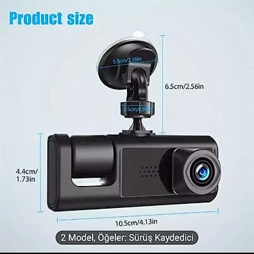 video qeydiyyatçı: 🎥2kameralı(salan +ön) typce adeptor=20azn.📽️ 🎥2kamerali — 3