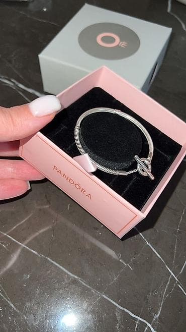 Бижутерия: Pandora gümüş bilerzik ⛓️‍💥♥️ 💎 Orijinal Pandora Qolbağı – Zəriflik — 2