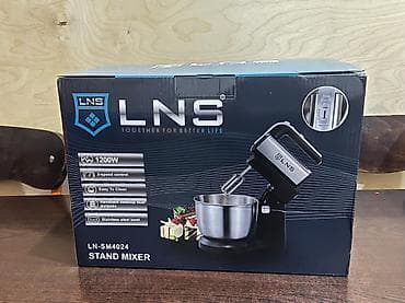 black ops 6: LNS LN-SM4024 stasionar mikser - Güc: 1200W – xəmir yoğurma, çalma və — 1