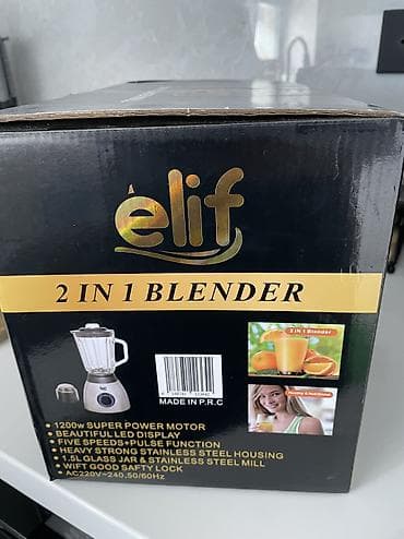 nokia 1200: 📌 2in 1 Elif blender. Həm blender gözü, həm də kofemolkası — 2