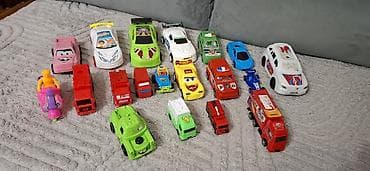 sundjer bob igracke: Uşaq oyuncaqları dəsti – müxtəlif ölçülü və rəngli oyuncaq maşınlar və — 1