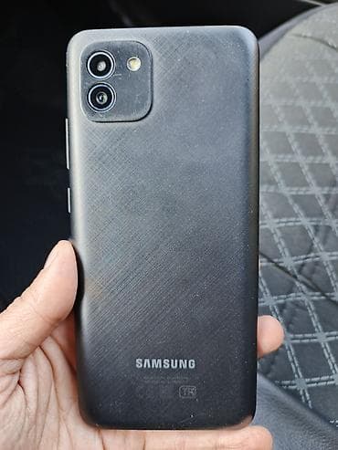 Samsung Galaxy A03, rəng - Qara, Qırıq