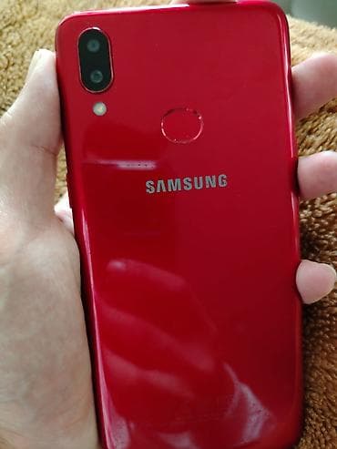 printer rəng: Samsung A10e, 32 GB, rəng - Qırmızı, Barmaq izi — 3