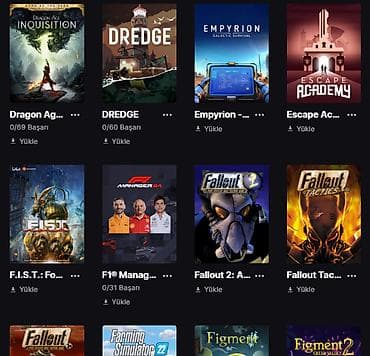 kingdom come: EPIC GAMES HESABI — 5