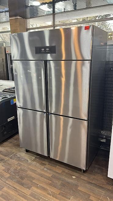 Sənaye tipli dördkapılı soyuducu - Korpus: tam paslanmayan polad