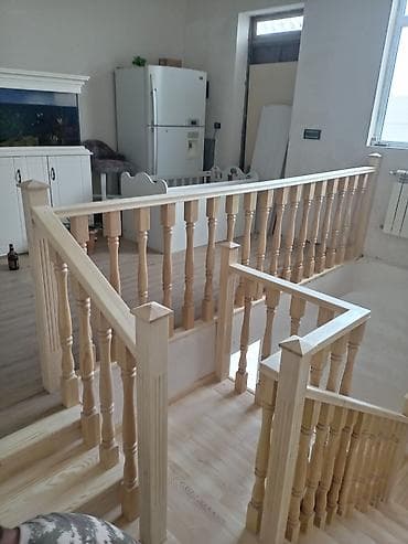 doşeme: Mərtəbədaxili pilləkənlərin hazırlanması və quraşdırılması xidməti. - — 10