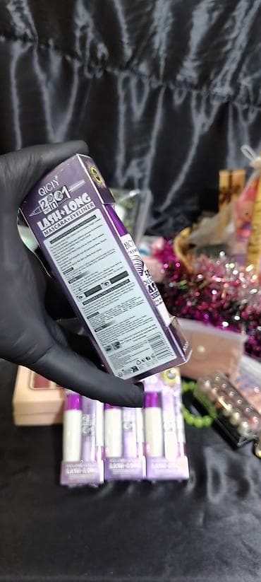 kasmetkalar: QICLY 5D Big Extreme 2-in-1 dırnaq boyası deyil, kirpik və göz qələmi — 2