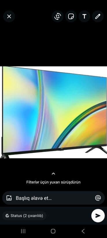купить телевизор: TCL LED televizor - Geniş ekranlı, nazik çərçivəli modern dizayn - — 1