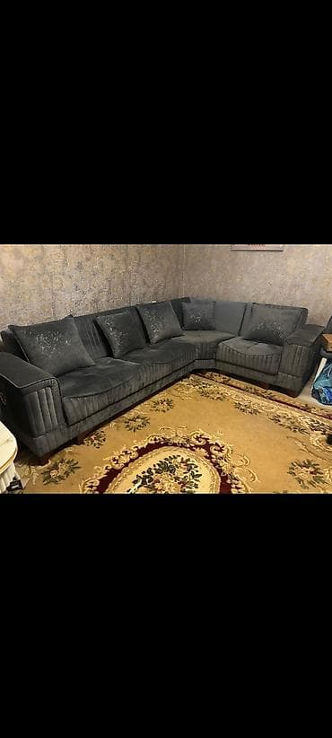 mebel satisi: Künc divan, İşlənmiş, Açılan, Bazalı, Çatdırılma yoxdur — 1