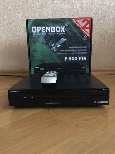 ресивер для телевизора: В хорошем и рабочем состоянии. С пультом, паспорт и коробка — 1