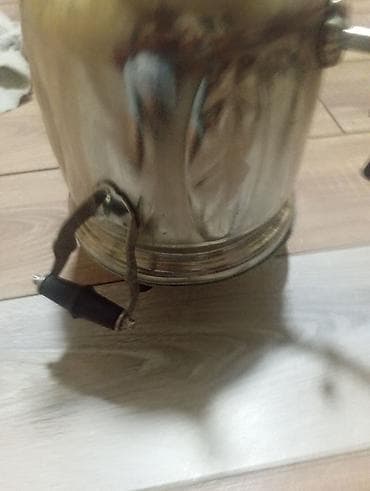 islenmis samovar: Məhsul: Samovar (kömürlə işləyən, metaldan) Təsvir: - Klassik — 4