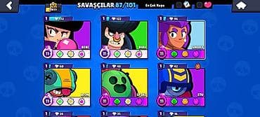 мини: Salam bu hesabda ajan colt var deyerli hesabdı 2 defe brawl pass plus — 4