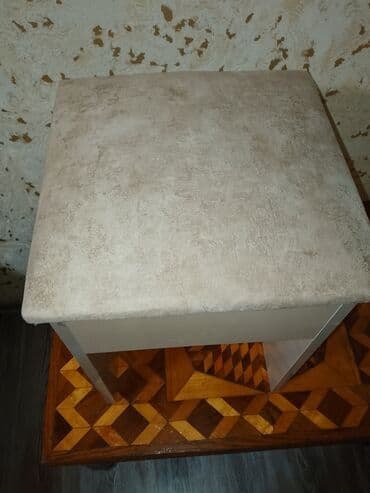 metbex oturacaqlari: Kompakt taburet/oturacaq - Material: ağ rəngli MDF/LDSP korpus - — 4