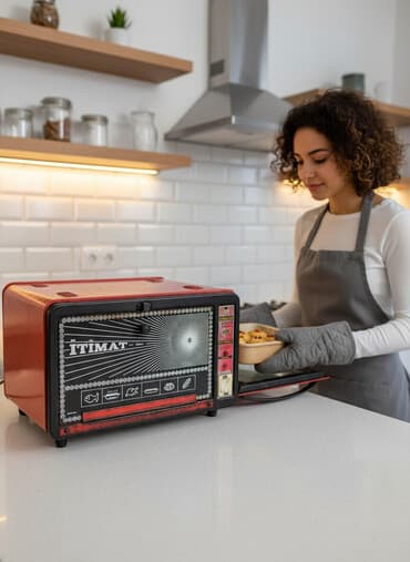 elektirik qızdırıcılar: Duxovka Itimat, Elektrik, rəng - Qırmızı, Quraşdırılan — 1