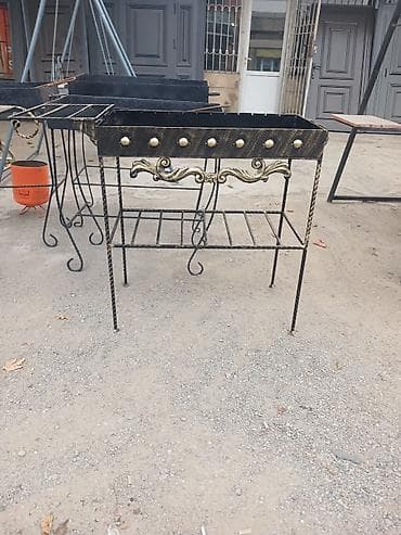 demir setkalar: Dəmir Həyət darvazası, Yana açılan, Mexaniki, rəng - Qara, Kredit yoxdur — 6