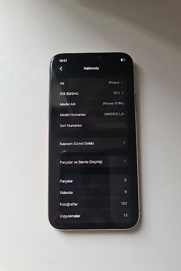 iphone 13 pro max ikinci el: IPhone 11 Pro, 64 GB, Matte Gold, Simsiz şarj, Face ID — 7