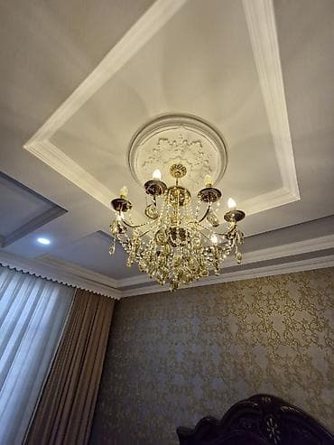 qizil güller: Çılçıraq, 5 lampa, Metal — 3