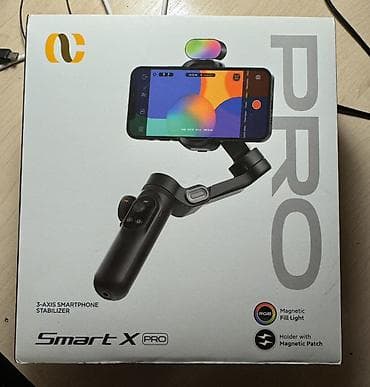 Aochuan Smart X Pro – 3 oxlu smartfon stabilizatoru - 3-oxlu mexaniki