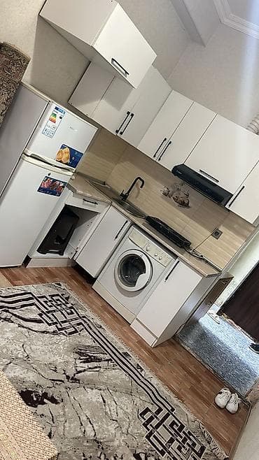 quba ev alqi: Kirayə verilən studiya tipli mənzil – mətbəx və otaq bir yerdə.ev — 6