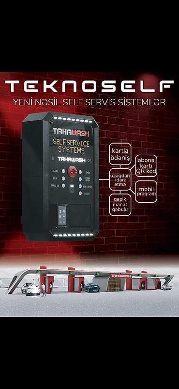 TEKNOSELF – yeni nəsil self-servis avtoyuma idarəetmə terminalı