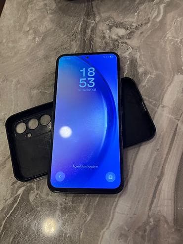 samsung z flip 1: Samsung Galaxy A54 5G, rəng - Qara, İki sim kartlı — 1