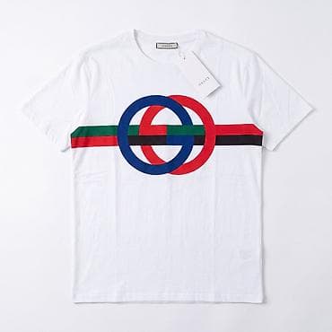 Futbolkalar: Məhsul: Kişi T‑shirt - Brend: Gucci - Modell: Ön hissədə iri — 3