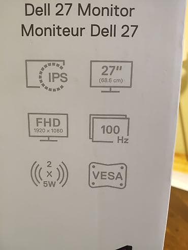 note 13 plus tablet: Məhsul: Dell 27 Monitor (27", IPS, FHD, 100 Hz) Xüsusiyyətlər: - — 4