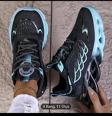 qaçış üçün qadın krosovkaları: Ölçü: 39.5, rəng - Qara, Yeni — 1