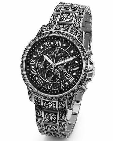 oğlan qolbaqları: Qol saatı, rəng - Qara — 1