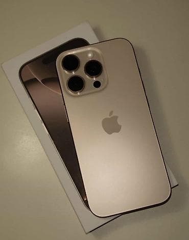 rəsmi 13 pro: IPhone 16 Pro, 128 GB, Qızılı, Face ID — 1