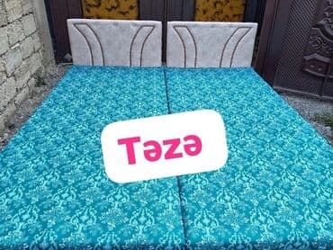 taxt doşəyi: Təzə çarpayılar. 1 nəfərlik çarpayılar 60manat. 2 nəfərlik taxt — 16