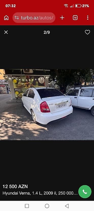 Hyundai Verna: 1.4 l | 2009 il Sedan — 8