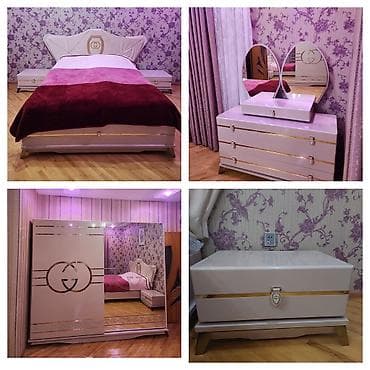 tek yataq krovati: Yataq otagi mebeli tecili satlir yaxwi veziyyetdedi 6 aydi alinib — 1