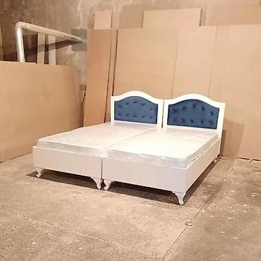 İkinəfərlik çarpayı, Bazasız, Matras ilə, Siyirməsiz — 5