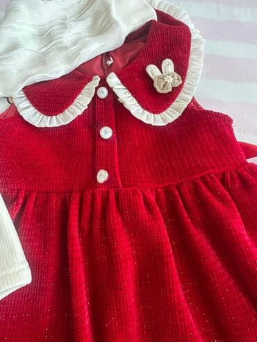 детские платья из трикотажа: Детское платье, Праздничное, 5 - 6 лет — 3