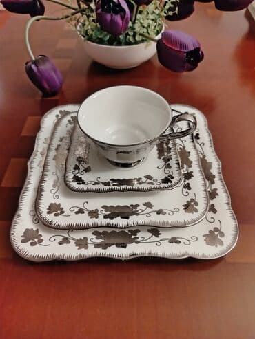 cex fara: Nahar dəsti, rəng - Ağ, Farfor, 12 nəfərlik — 3