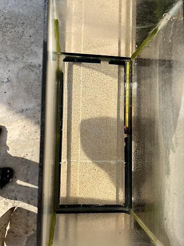 100 l akvarium: Akvaryum dəsti - Şüşə akvaryum: düzbucaqlı forma, üst və alt hissədə — 2