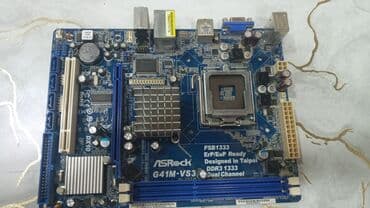 Мобильные телефоны и аксессуары: Материнская плата ASRock AsROCK, Б/у — 2