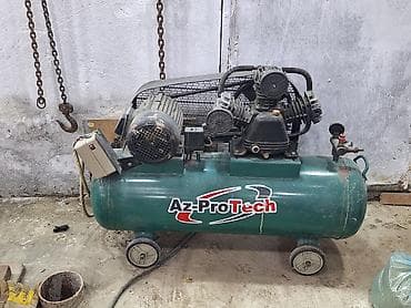 tikinti daşları: Az-ProTech markalı bu portativ hava kompressoru, yaşıl rəngli — 2