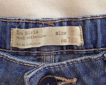 polo şalvar: Zara, на девочку, на 7 лет, б/у — 3