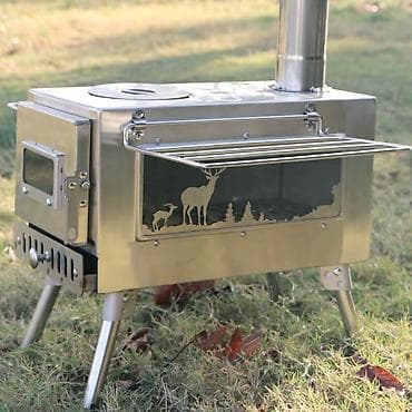 iran sobaları: Kamp odun sobasi Piknik ucun odun peci teze mallar 🔺paslanmaz polad — 2