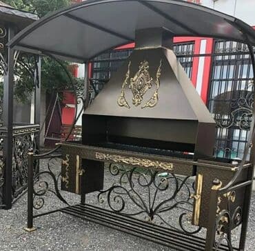 входные двери с ковкой и стеклом: Metal EN MMC olaraq istədiyiniz forma və ölçüde demir işlerinin — 6